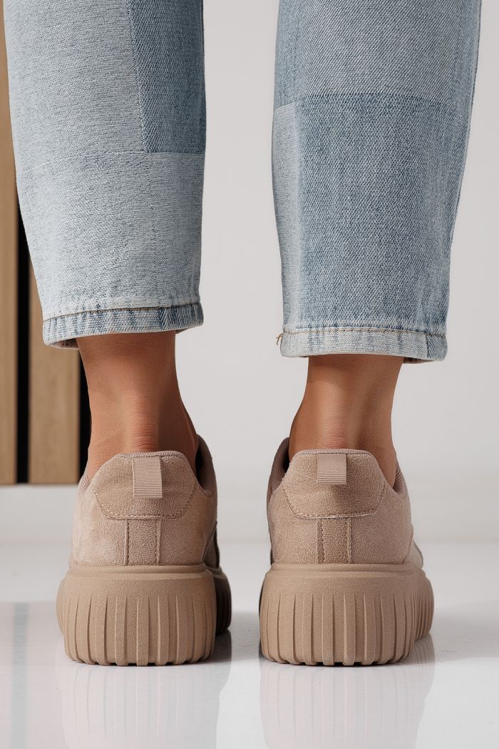 Adidasi dama khaki din piele ecologica Delia #24299