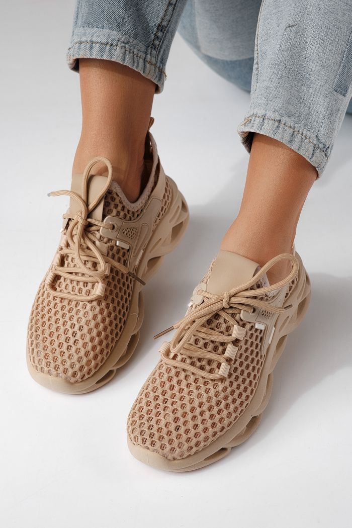 Adidasi dama negri din material textil Florentina #24311