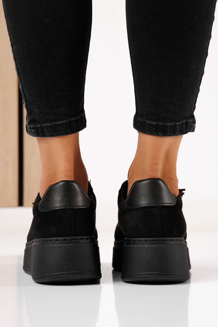 Adidasi dama negri din piele ecologica Aliss #24314