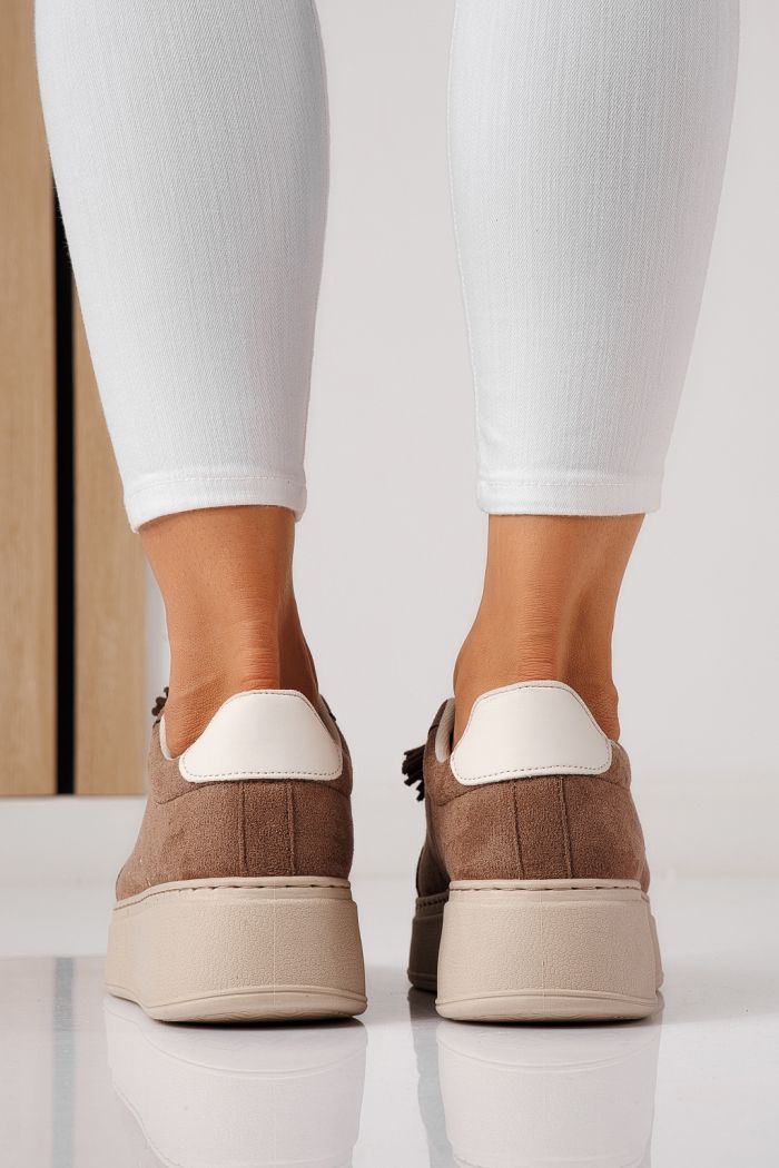 Adidasi dama maro din piele ecologica intoarsa Aliss #24315