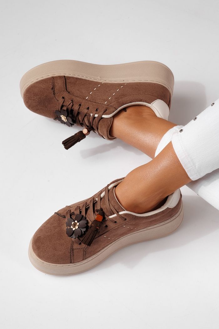 Adidasi dama maro din piele ecologica intoarsa Aliss #24315