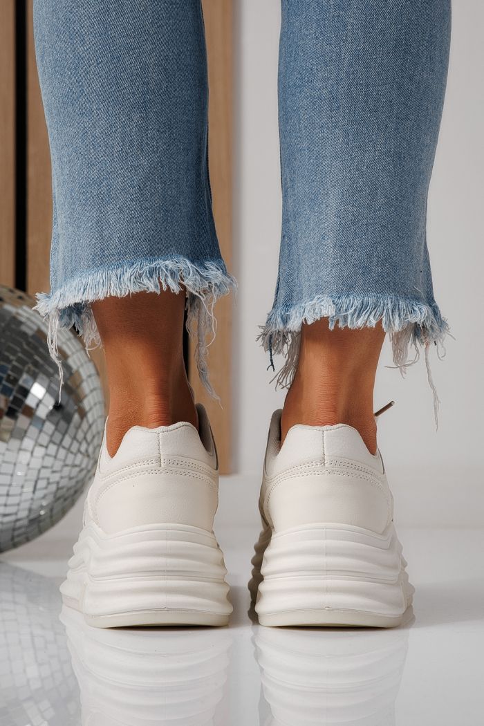 Adidasi dama bej din piele ecologica Adelina #24284