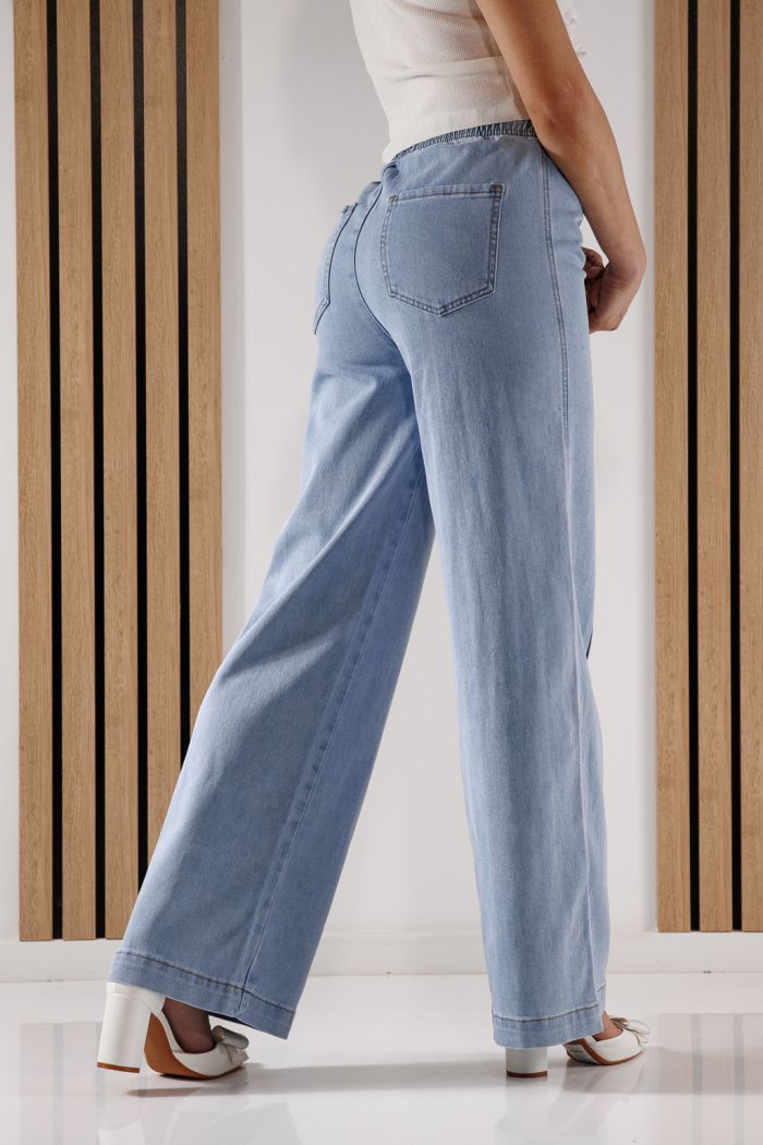 Blugi Evazati Dama Arya Albastri #A1368