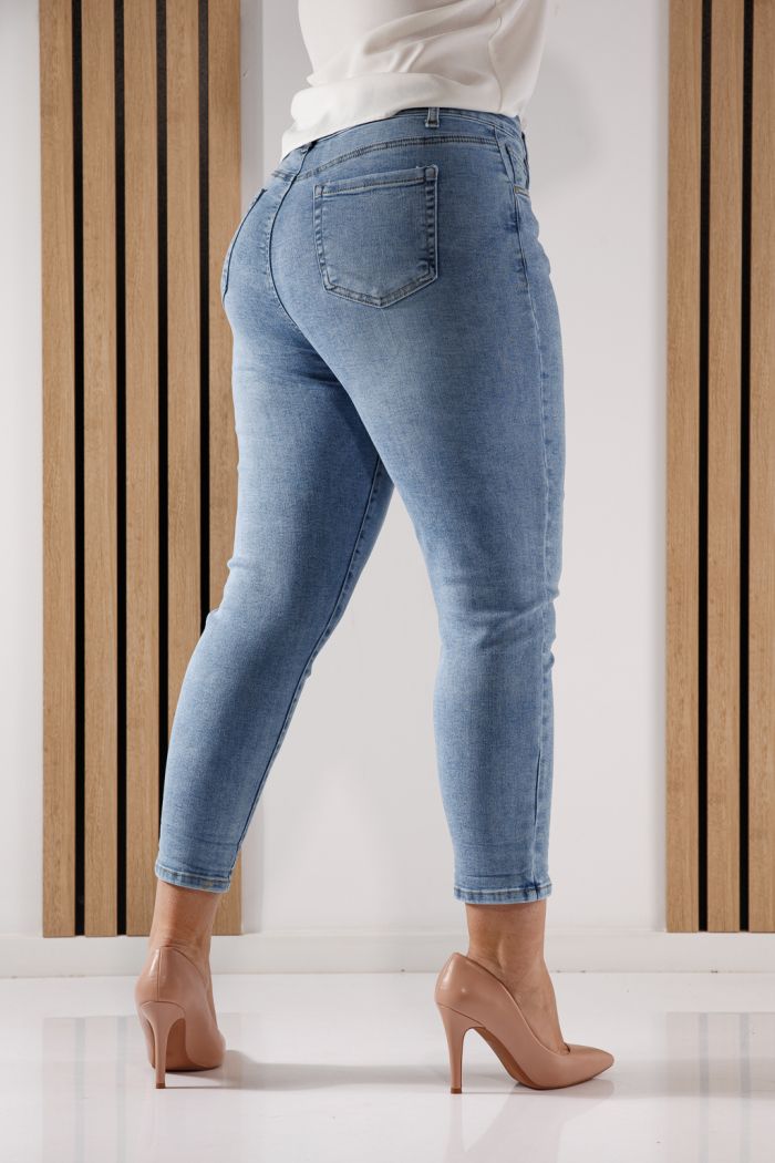 Blugi Baggy Fit  Dama Diana Albastri #A1356