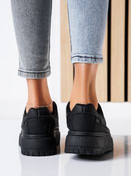 Adidasi dama negri din piele ecologica Mavis #24467