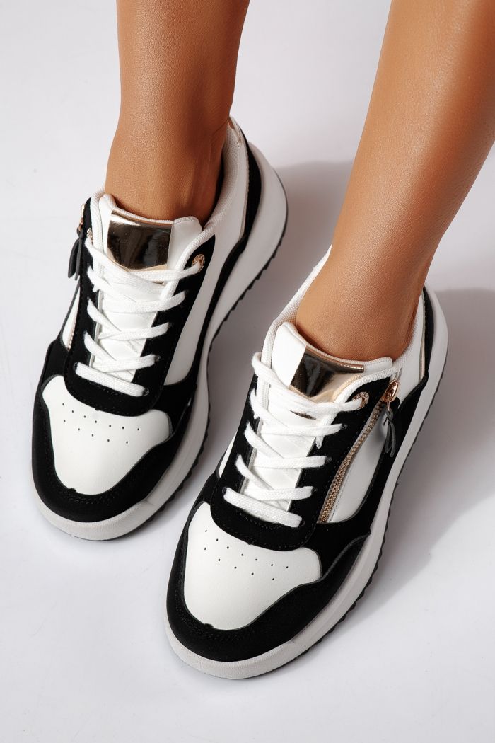 Adidasi dama negri din piele ecologica Alana #24417