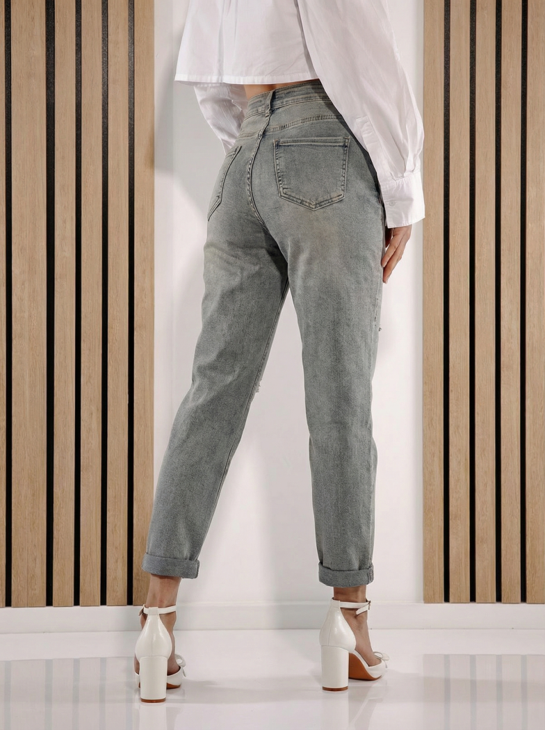 Дънки Baggy Fit Дамски Savina сини #A1388