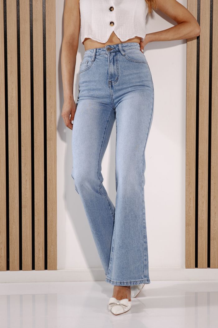 Blugi Evazati Dama Beatriz Albastri #A1376