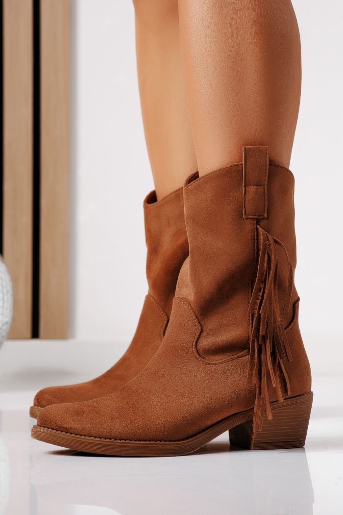 Ciocate dama maro din piele ecologica intoarsa Avia #24425