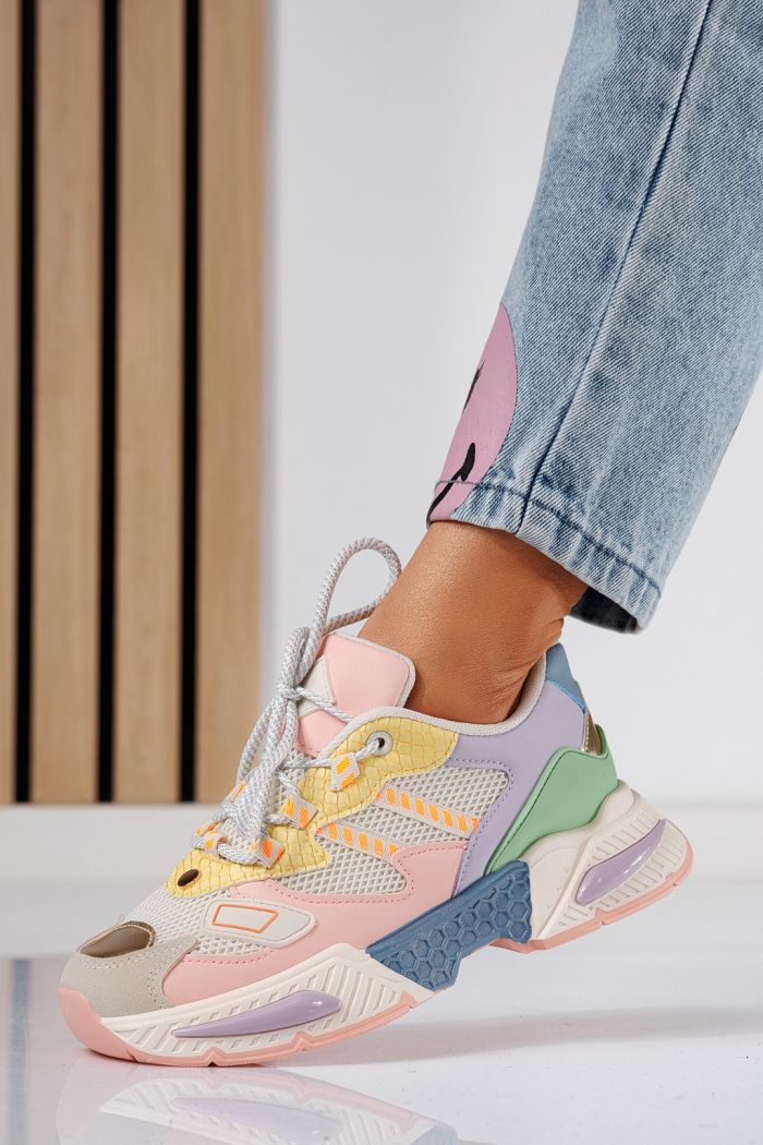 Devi Női Sportcipő Rózsaszín Ökológiai Bőrből #24544