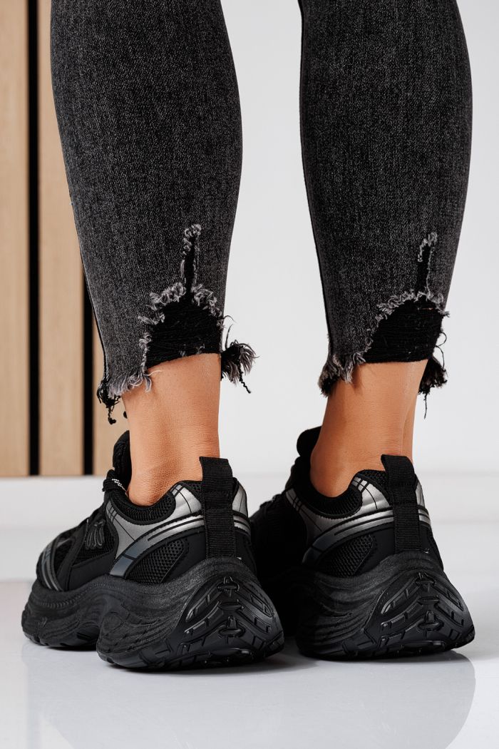 Anita Női Sportcipő Fekete Textil Anyagból #24548