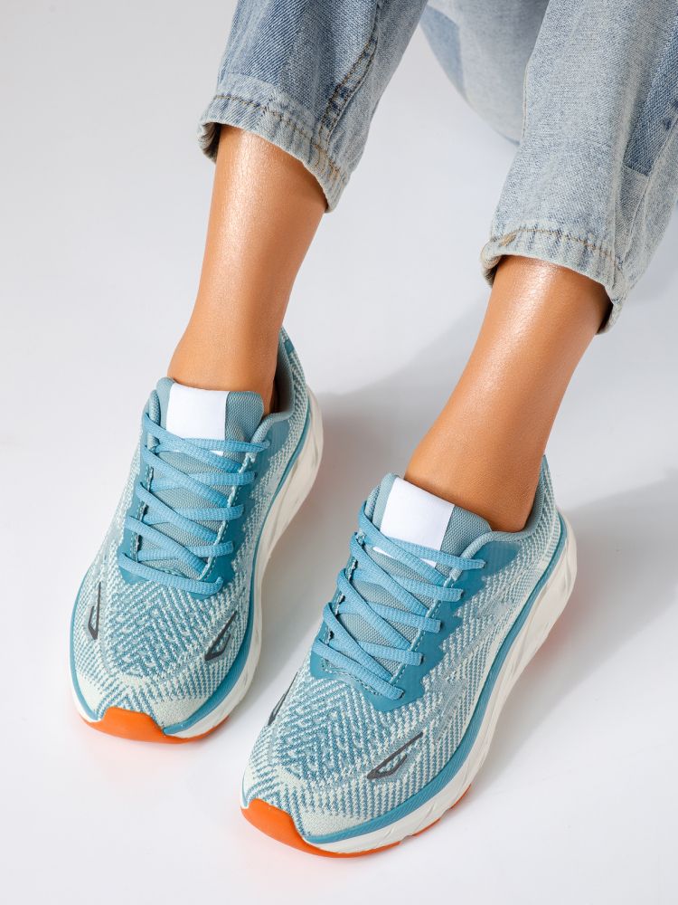 Adidasi dama verzi din material textil Luisa #24560