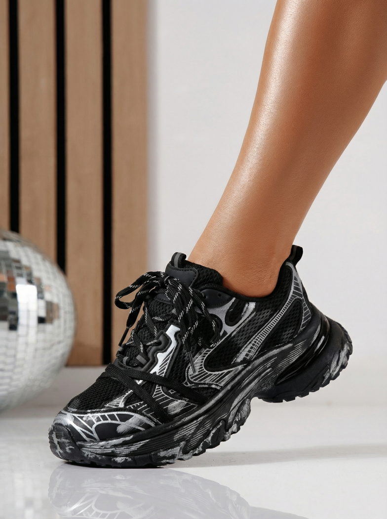 Adidasi dama negri din piele ecologica Anne #24527