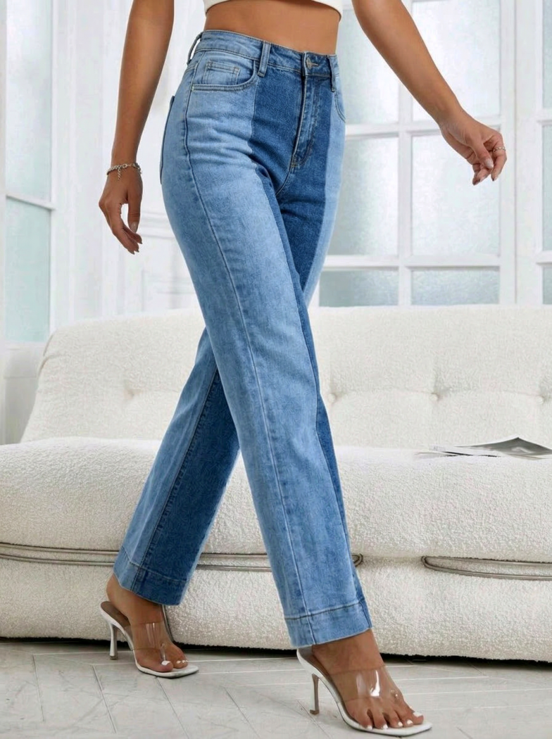 Blugi Evazati Dama Gilda Albastri #A1409