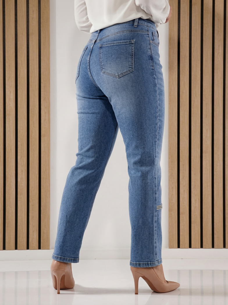 Blugi Baggy Fit Dama Juana Albastri #A1399