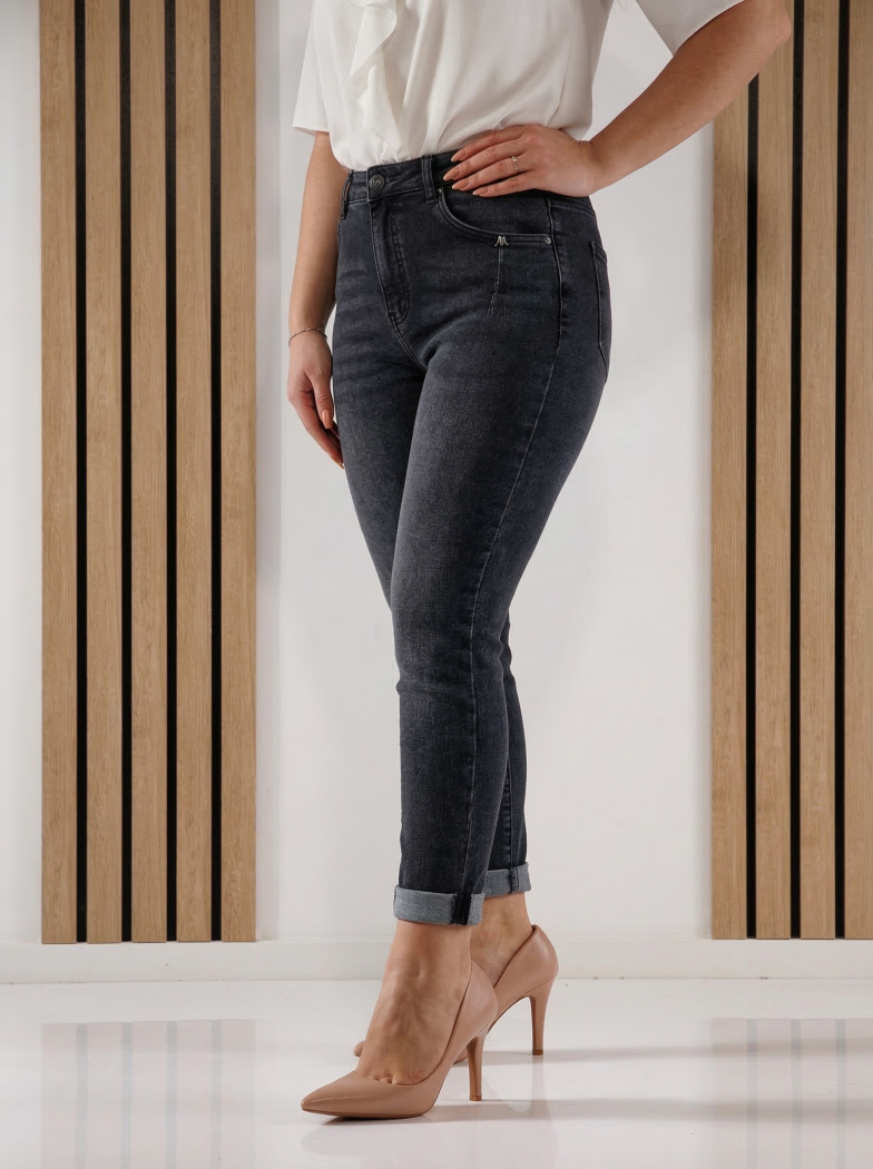 Blugi Baggy Fit Dama Amira Gri #A1402