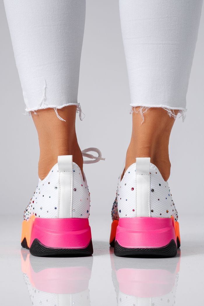 Adidasi dama multicolor din material textil Maria #24607