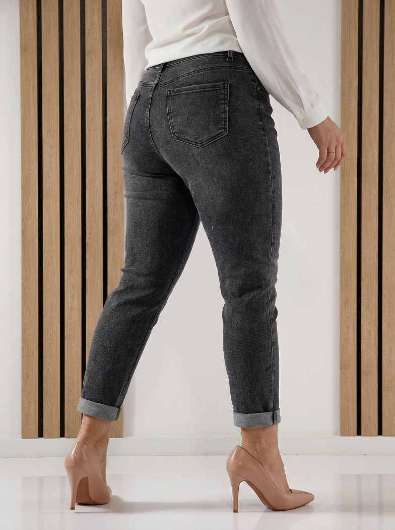 Blugi MomFit Dama Lesley Gri #A1423