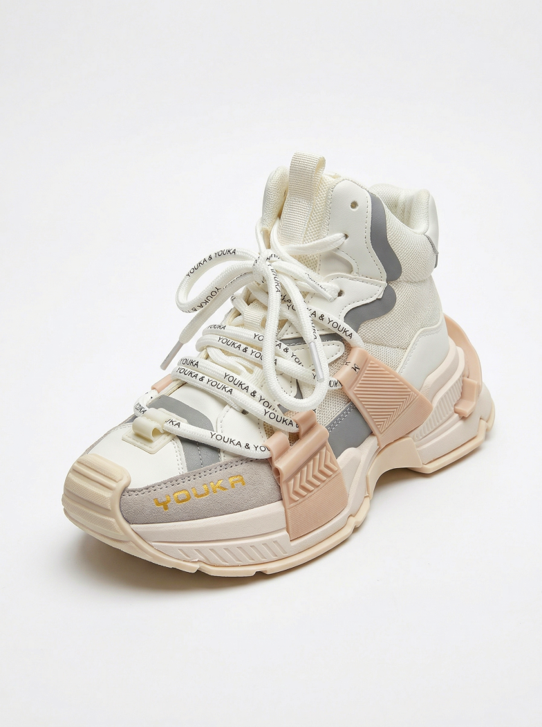 Adidasi dama albi din piele ecologica Nyssa #24683