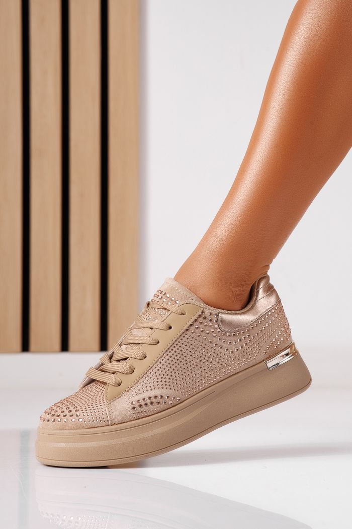 Adidasi dama khaki din piele ecologica intoarsa Lark #25476