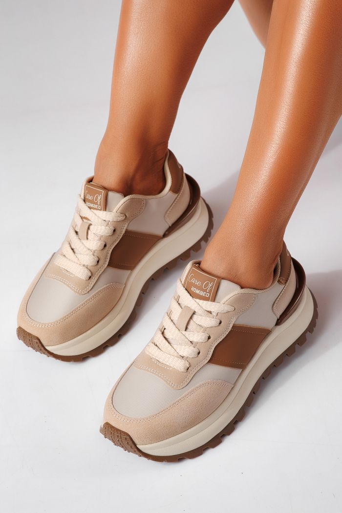 Adidasi dama khaki din piele naturala Samara #25495