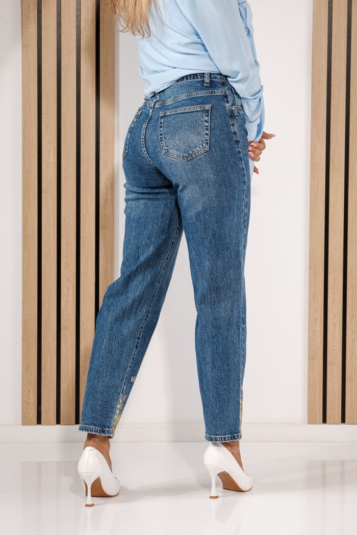 Blugi Skater Fit Dama Yara Albastri #A1437
