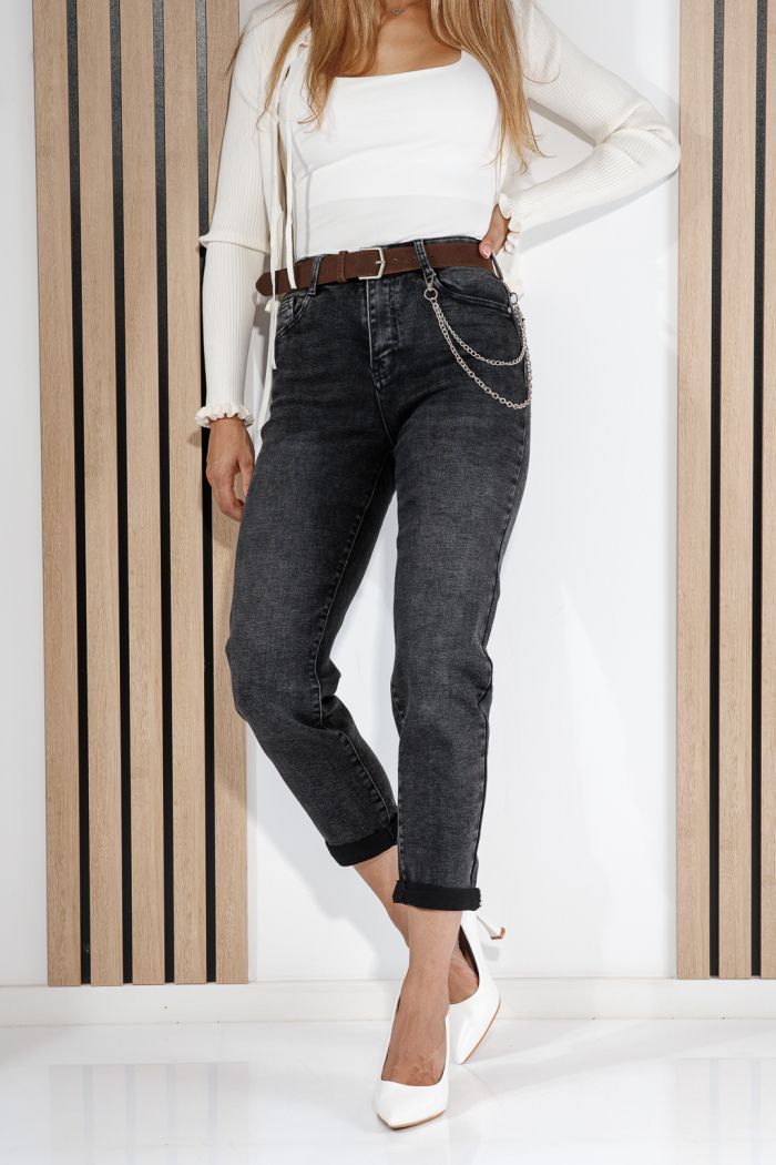 Blugi Mom Fit Dama Anna Negri #A1444