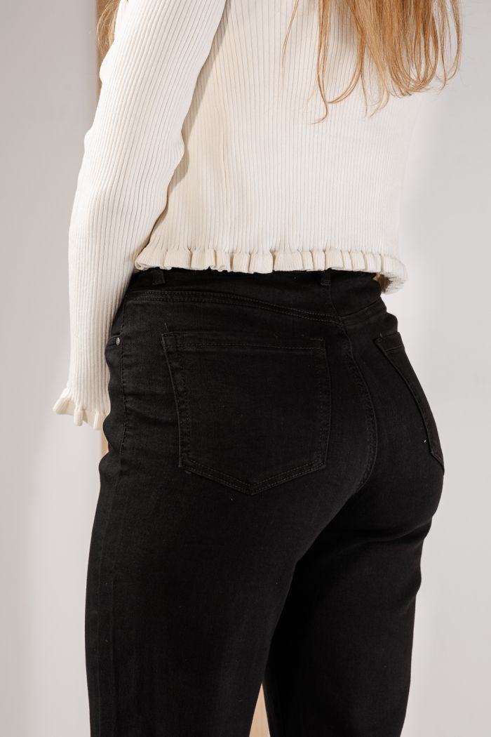 Blugi Baggy Fit Dama Elys Negri #A1435