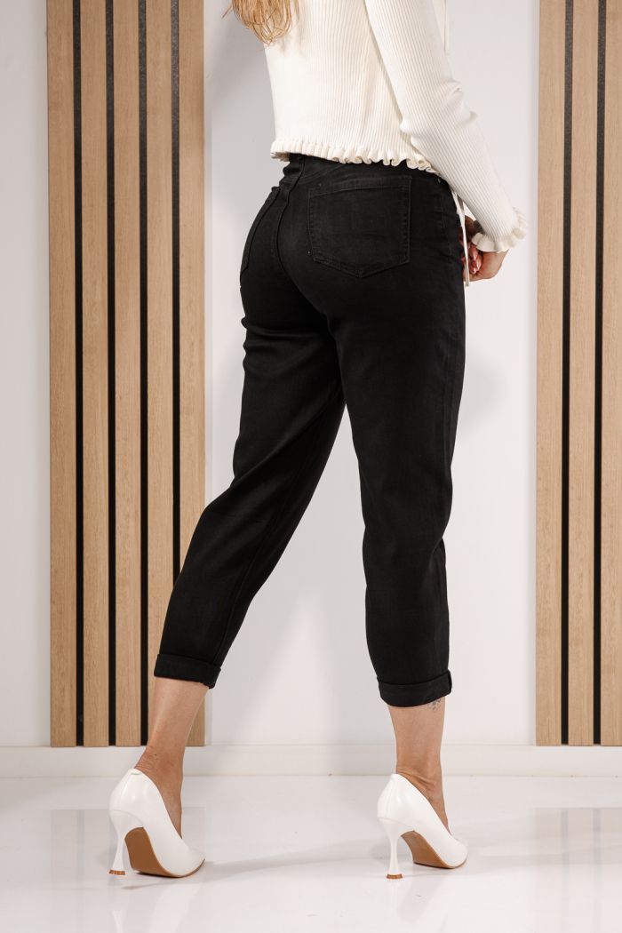 Blugi Baggy Fit Dama Elys Negri #A1435