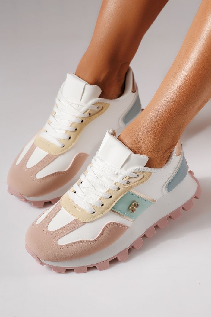 Adidasi dama multicolor din piele ecologica Aelyra #30170
