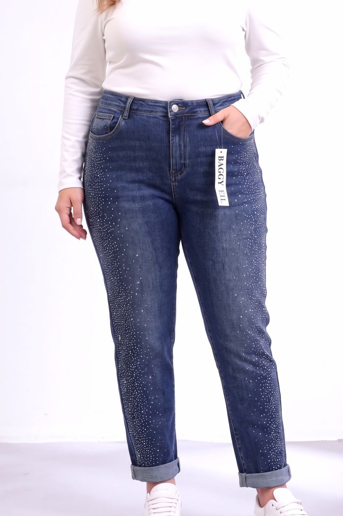 Blugi Batal Baggy Fit Dama Avia Albastri #A1460