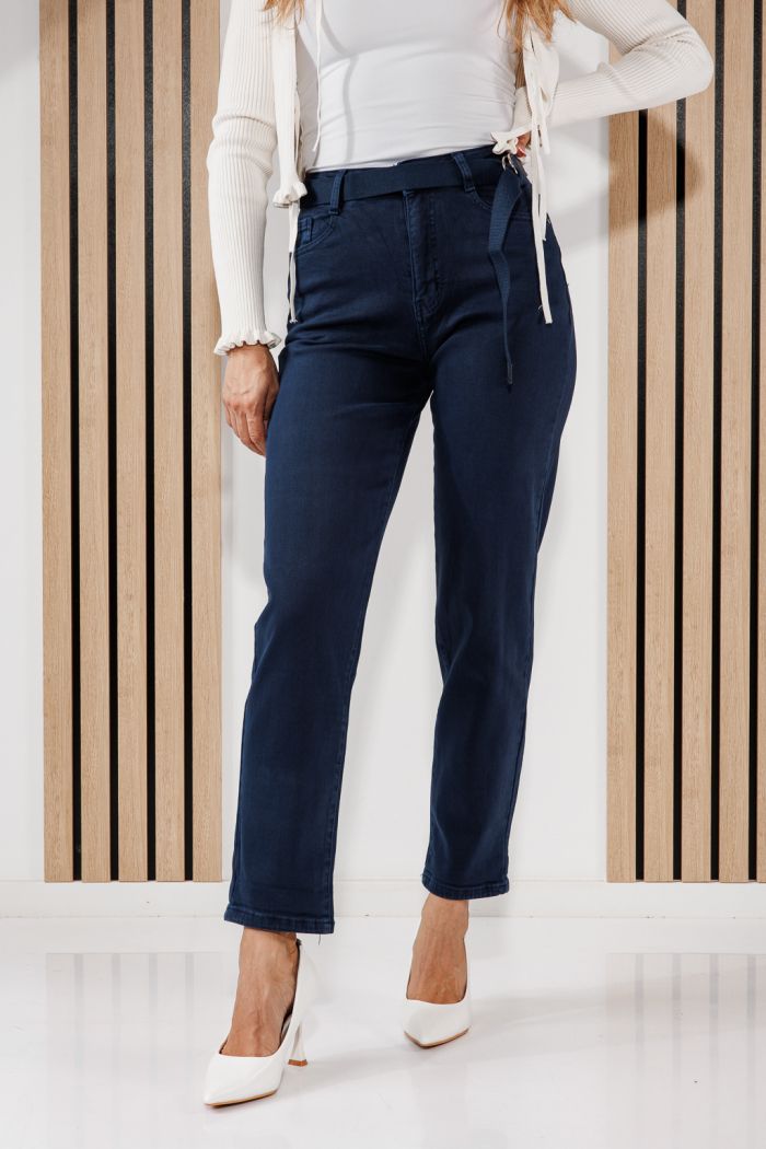 Blugi Baggy Fit Dama Sarah Albastri #A1464