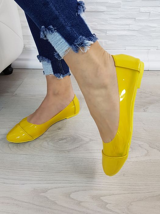 Pantofi Casual Erika Yellow #878K