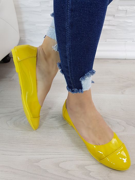Pantofi Casual Erika Yellow #878K