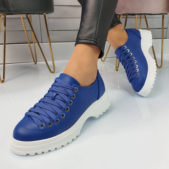 Pantofi Casual Nova2 Albastru #202M