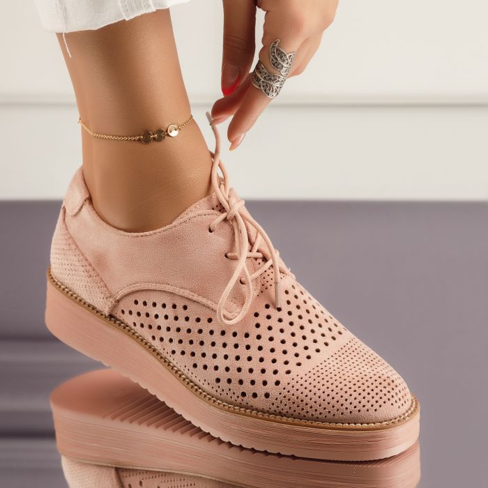 Alkalmi cipő rózsaszín Celia #4782M