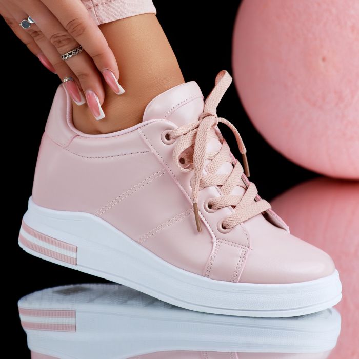 Дамски спортни обувки Carmen розово #6813M