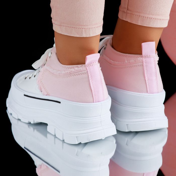 Дамски спортни обувки Daria розово #6831M