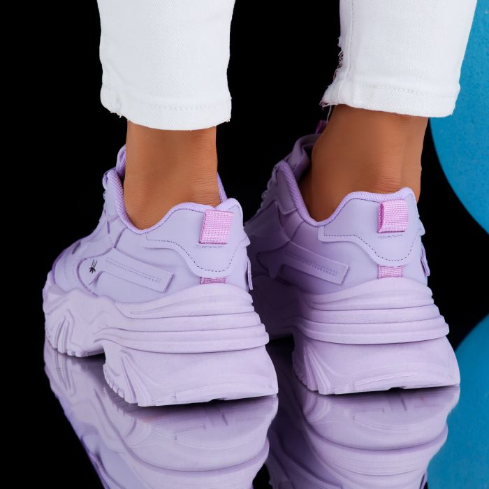 Дамски спортни обувки Jamila лилаво #6915M