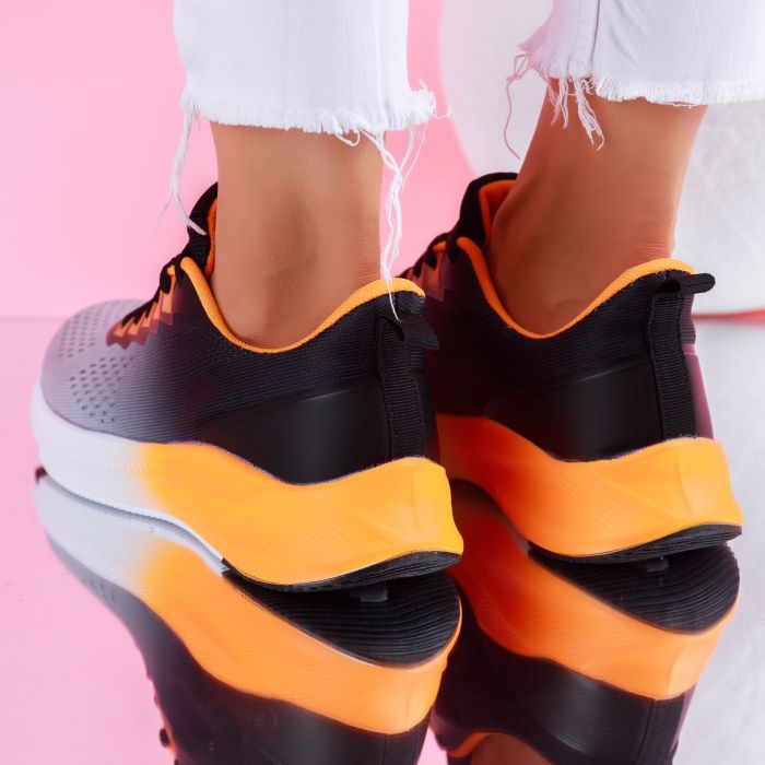 Дамски спортни обувки Tabita Оранжево #6968M