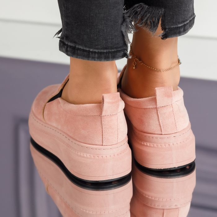 Alkalmi cipő rózsaszín Rexha #7217M