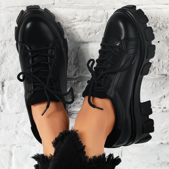 Дамски ежедневни обувки Yvaine Черен #7104M