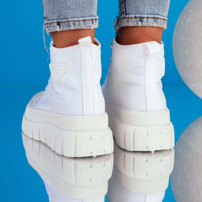 Дамски спортни обувки Alison бяло #9142