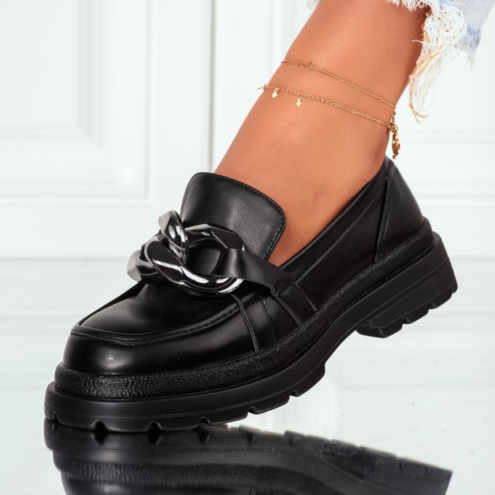 Pantofi Casual Dama Octavia Negre #9101