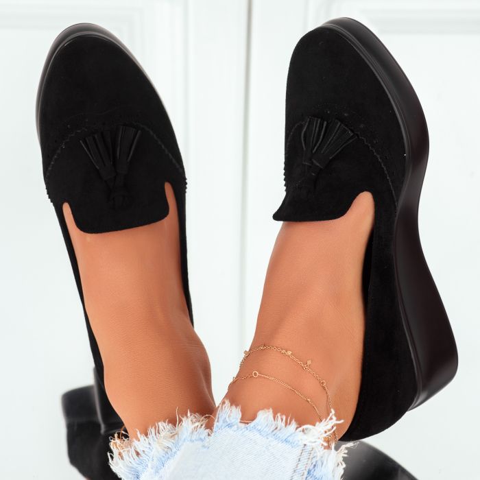Ежедневни дамски обувки Lana Черен #9125