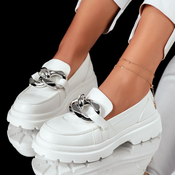 Ежедневни дамски обувки Octavia бяло #9099