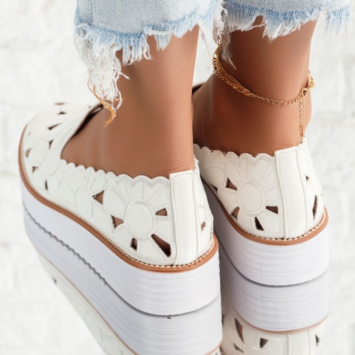 Alkalmi cipő fehér Gemma #9829