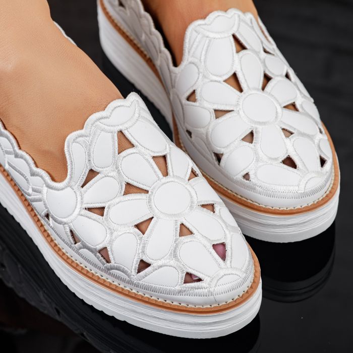 Alkalmi cipő fehér Gemma #9829