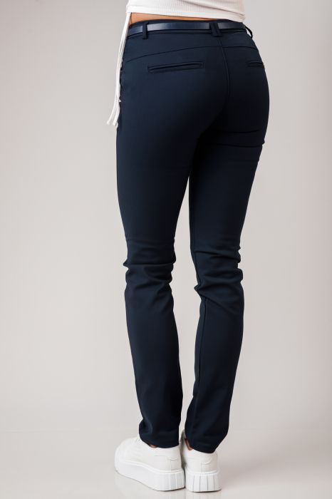 Pantaloni Casual Dama Kiara Bleumarin #A129