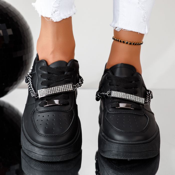 Emma Női Fekete Sportcipő #12052